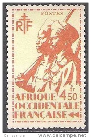 Afrique Occidentale Française 1945 Michel 18 Neuf ** Cote (2001) 0.90 € Soldats Coloniaux - Nuovi