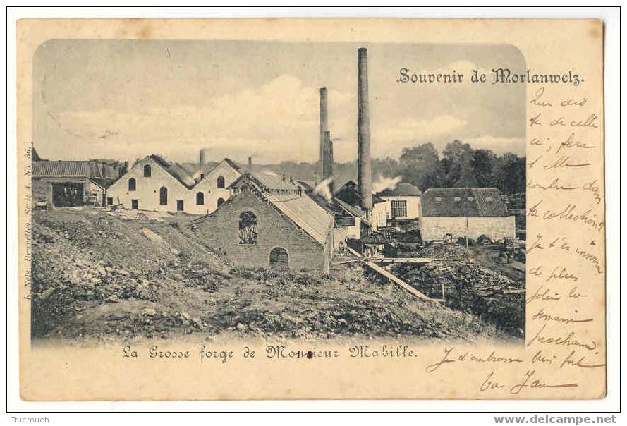 7592 - Souvenir De Morlanwelz - La Grosse Forge De Monsieur Mabille - Industry