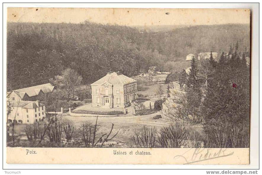 7634 - POIX - Usines Et Chateau - Saint-Hubert