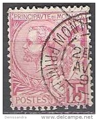 Monaco 1891 Michel 15 O Cote (2008) 11.00 Euro Prince Albert I Cachet Rond - Used Stamps