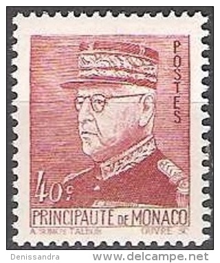 Monaco 1941 Michel 257 Neuf ** Cote (2008) 1.50 Euro Prince Louis II - Unused Stamps