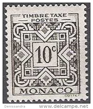 Monaco 1946 Michel Taxe 29 Neuf * Cote (2008) 0.20 Euro Chiffre - Strafport