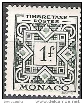 Monaco 1946 Michel Taxe 32 Neuf * Cote (2008) 0.20 Euro Chiffre - Strafport