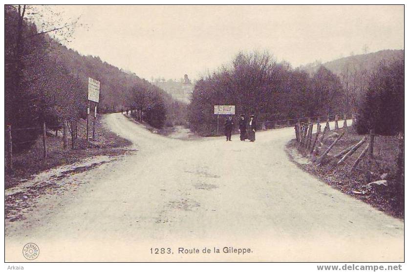 LA GILEPPE = La Route De La Gileppe  (G. Hermans) Vierge - Gileppe (Stuwdam)