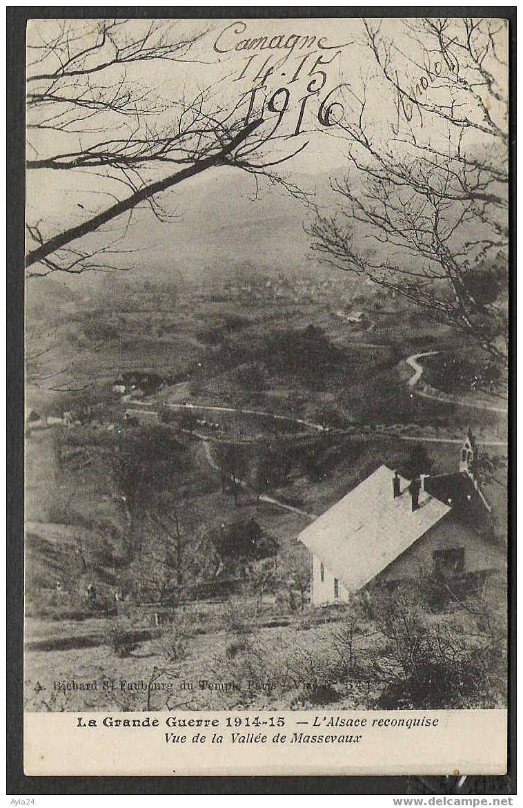 CPA  Guerre 1914-15   Vue De La Vallée De Massevaux  Masevaux 1916 - Masevaux