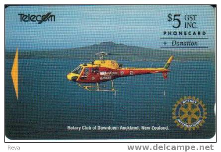 NEW ZEALAND $5 ROTARY CLUB RESCUE HELICOPTER TRANSPORT FUNDSRAISING ISSUE SOLD AT PREMIUM MINT  NZ-F-2 SPECIAL PRICE !!! - Neuseeland