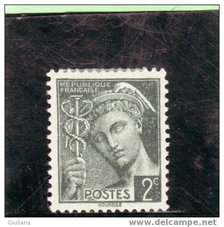 Francia - N. 405**     (UNI)  1938-41 - 1938-42 Mercurio