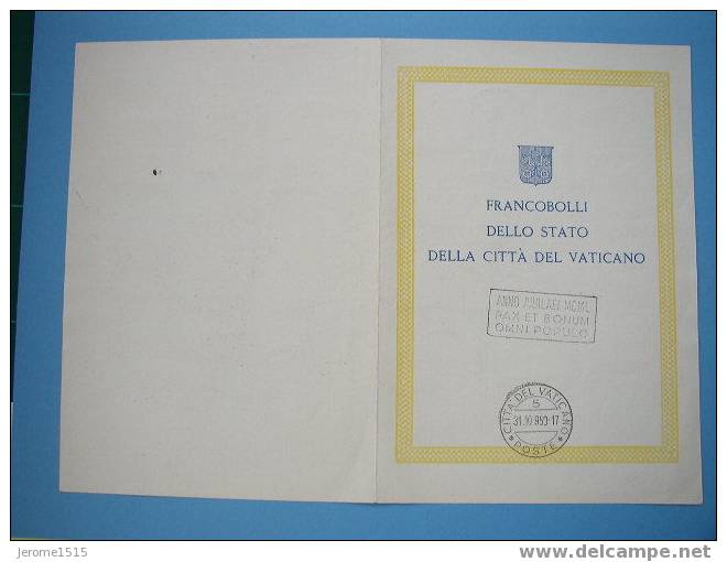 Timbres Vatican : PREMIERE OBLITERATION & - Used Stamps