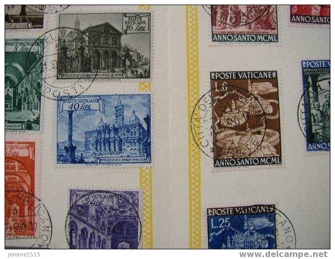 Timbres Vatican : PREMIERE OBLITERATION & - Used Stamps