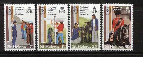 ST. HELENA 1981 Stamps Duke Of Edinburgh MNH 349-352 # 2034 - Saint Helena Island