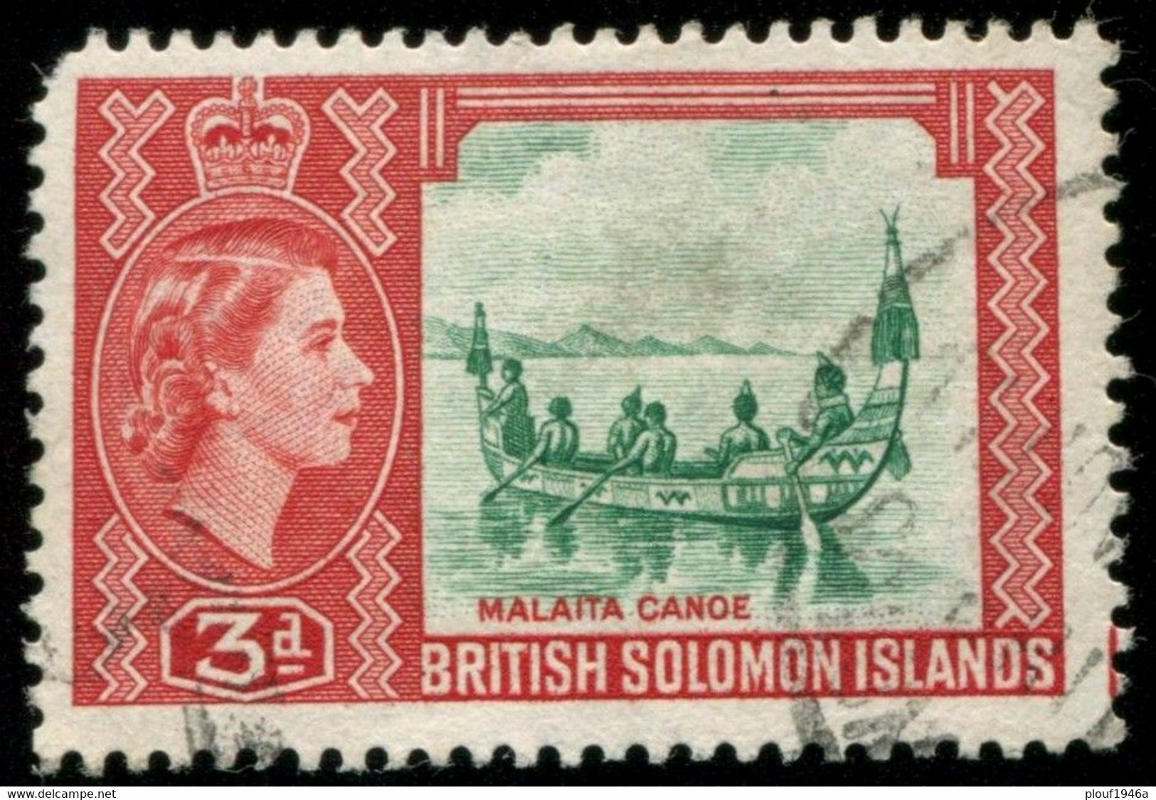 Pays : 427,1 (Salomon (îles) : Colonie Britannique)  Yvert Et Tellier N° :   85 (o) - Isole Salomone (...-1978)