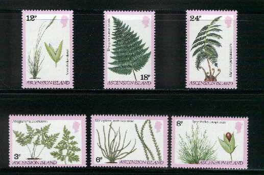 ASCENSION 1980 Mint Stamps Flora 253-258 #2062 - Other & Unclassified