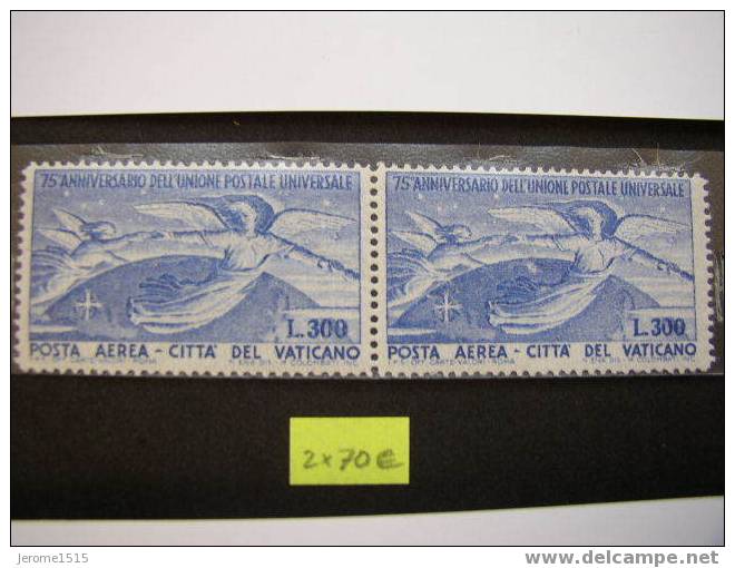 75 ANNIVERSAIRE DE L´UNION POSTALE UNIVERSELLE ** - Airmail