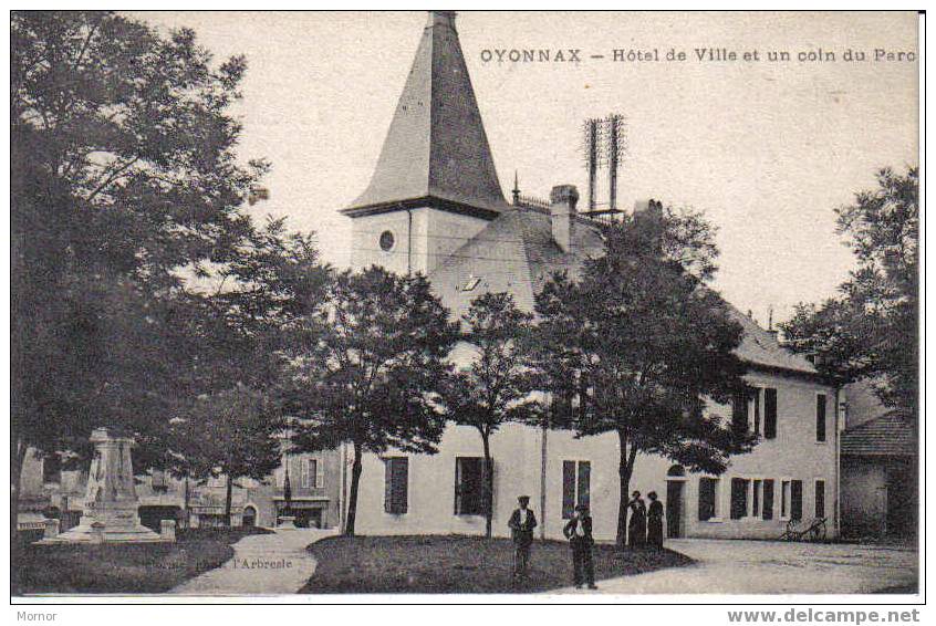 OYONNAX Hôtel De Ville Et Un Coin Du Parc - Oyonnax