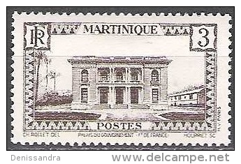 Martinique 1939 Michel 176 Neuf * Cote (2004) 0.40 Euro Palais Du Gouverneur Fort De France - Neufs