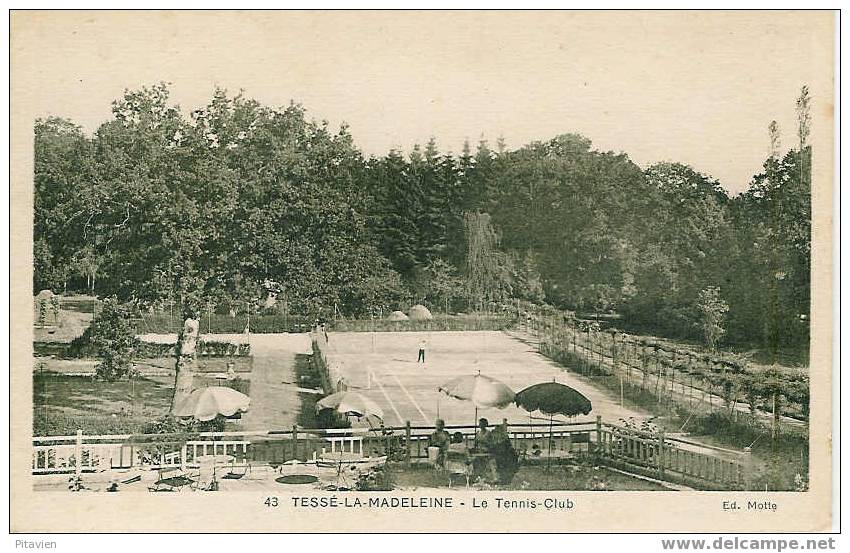 CPA - TESSE LA MADELEINE - Le Tennis Club - Exmes