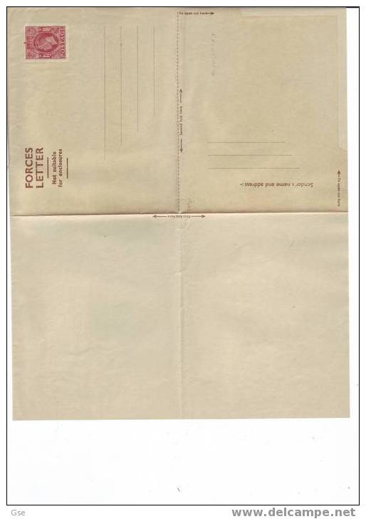 GRAN BRETAGNA - Forces Letter - Storia Postale