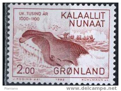 PIA - GRO - 1982 - 1000 Ans D´histoire Du Groenland  - (Yv 126-27) - Neufs
