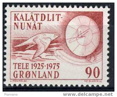 PIA - GRO - 1975 - 50° De La Constructionde Cinq Stations Radio Au Groenland  - (Yv  82) - Unused Stamps