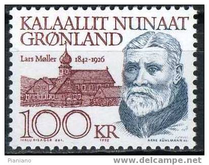 PIA - GRO - 1992 - 150° De Lars Moller , Editeur D´un Journal - (Yv 215) - Unused Stamps