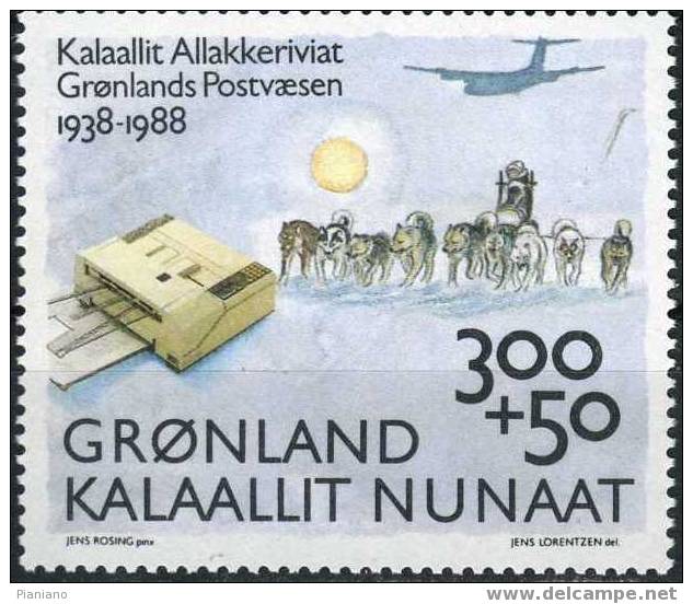 PIA - GRO - 1988 - 50° De La Poste Au Groenland - (Yv 173) - Nuovi