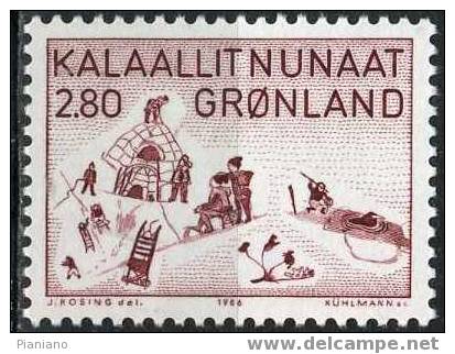 PIA - GRO - 1986 - Artistes Groenlandais - (Yv 155) - Neufs