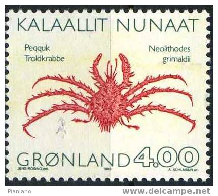 PIA - GRO - 1993 - Faune - Crabes DuGroenland - (Yv 219-21) - Unused Stamps