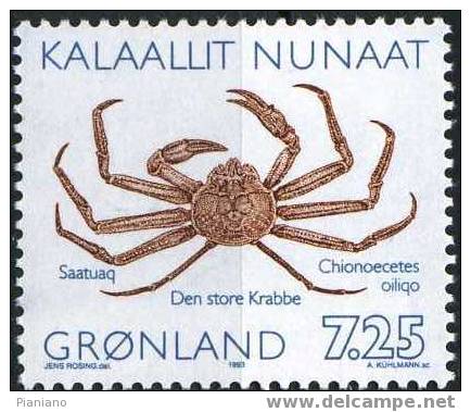 PIA - GRO - 1993 - Faune - Crabes DuGroenland - (Yv 219-21) - Unused Stamps