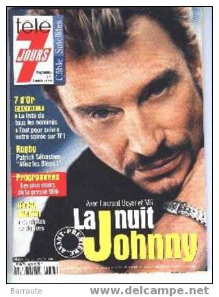Revue Télé7jours N° 2053 Du 8 Octobre 1999 JOHNNY - Televisie