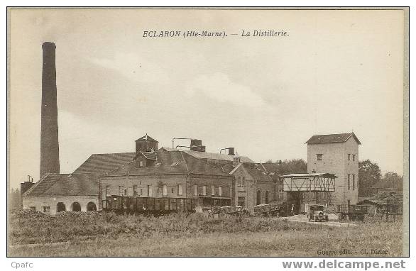 CPA DE SELECTION ECLARON / LA DISTILLERIE-GROS PLAN - Eclaron Braucourt Sainte Liviere