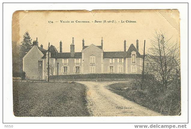 BURES Seine & Oise  Le Château   Vallée De Chevreuse - Bures Sur Yvette
