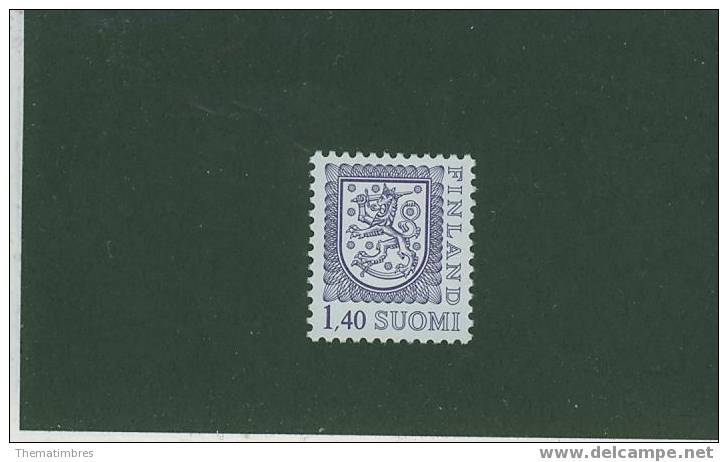 3S0170 Serie Courante 902 Finlande 1984 Neuf ** - Other & Unclassified