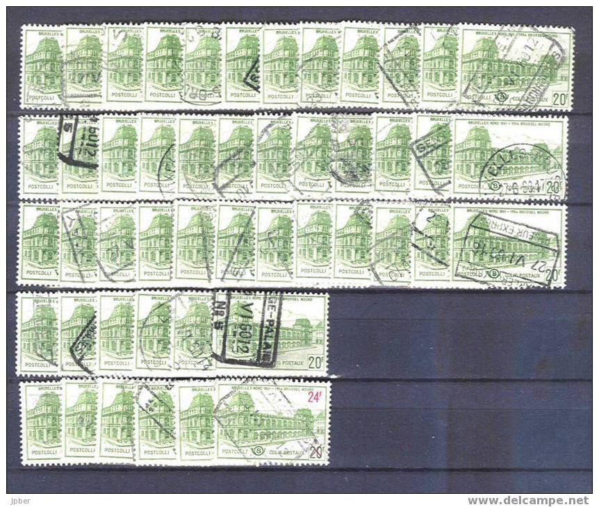 (R224) N° 366 Et 373 Ancienne Gare Du Nord Lot Pour Chercheur / Chemin De Fer / Spoorwegen/ Colis Postaux - Used