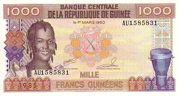 GUINEE   1 000 Francs Guinéens  Daté De 1985    Pick 32a     ***** BILLET  NEUF ***** - Guinée