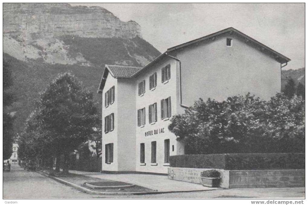 NANTUA - HOTEL DU LAC - Avenue De La Gare - A.JANTET Propriétaire - Nantua