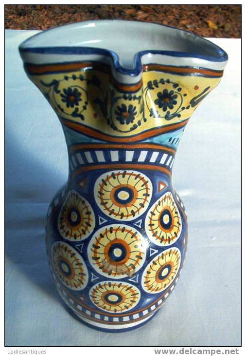 DERUTA Santucci - Pitcher/vase - Pichet/vase - Kruik/vaas - CR 209 - Deruta (ITA)