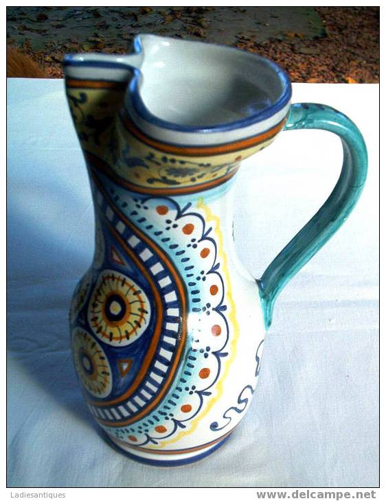 DERUTA Santucci - Pitcher/vase - Pichet/vase - Kruik/vaas - CR 209 - Deruta (ITA)