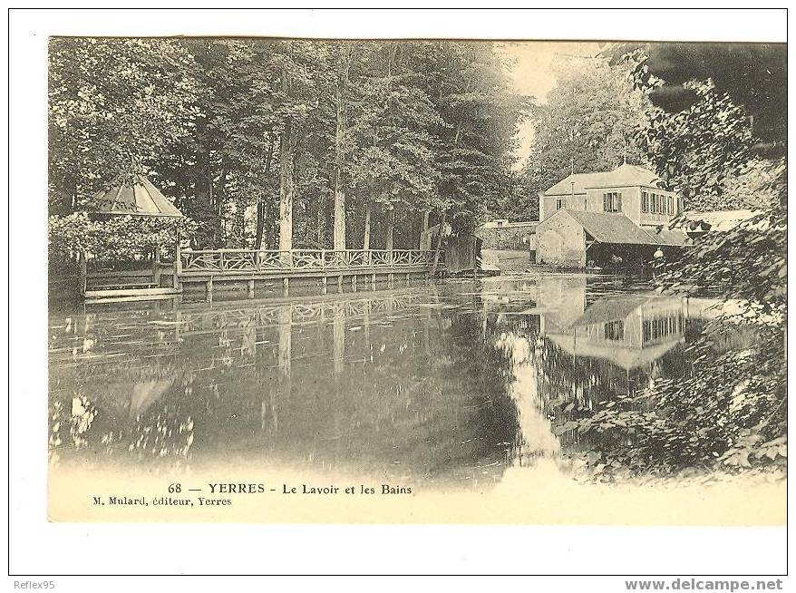 YERRES - Le Lavoir Et Les Bains - Yerres