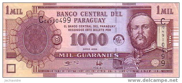 PARAGUAY   1 000 Guaranies   Emission De 2004     ***** QUALITE  XF ***** - Paraguay