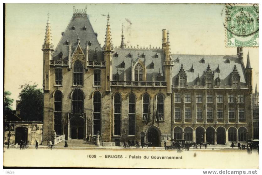 Bruges - Palais Du Gouvernement -1908 ( Kleuren ) - Brugge