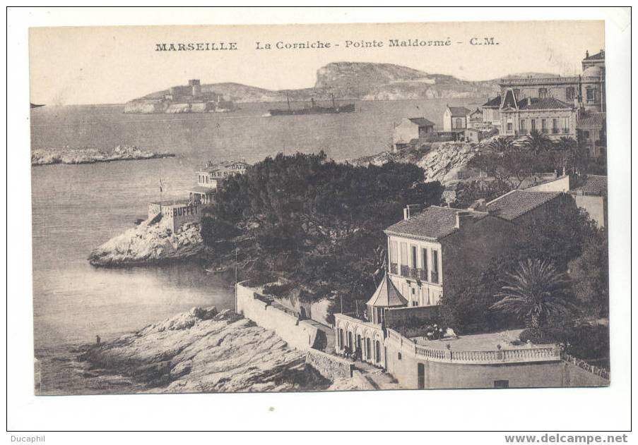 MARSEILLE LA CORNICHE POINTE MALDORME - Endoume, Roucas, Corniche, Plages