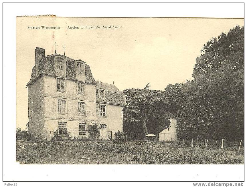 SAUZE VAUSSAIS - Ancien Château Du Puy D'Anché - Sauze Vaussais