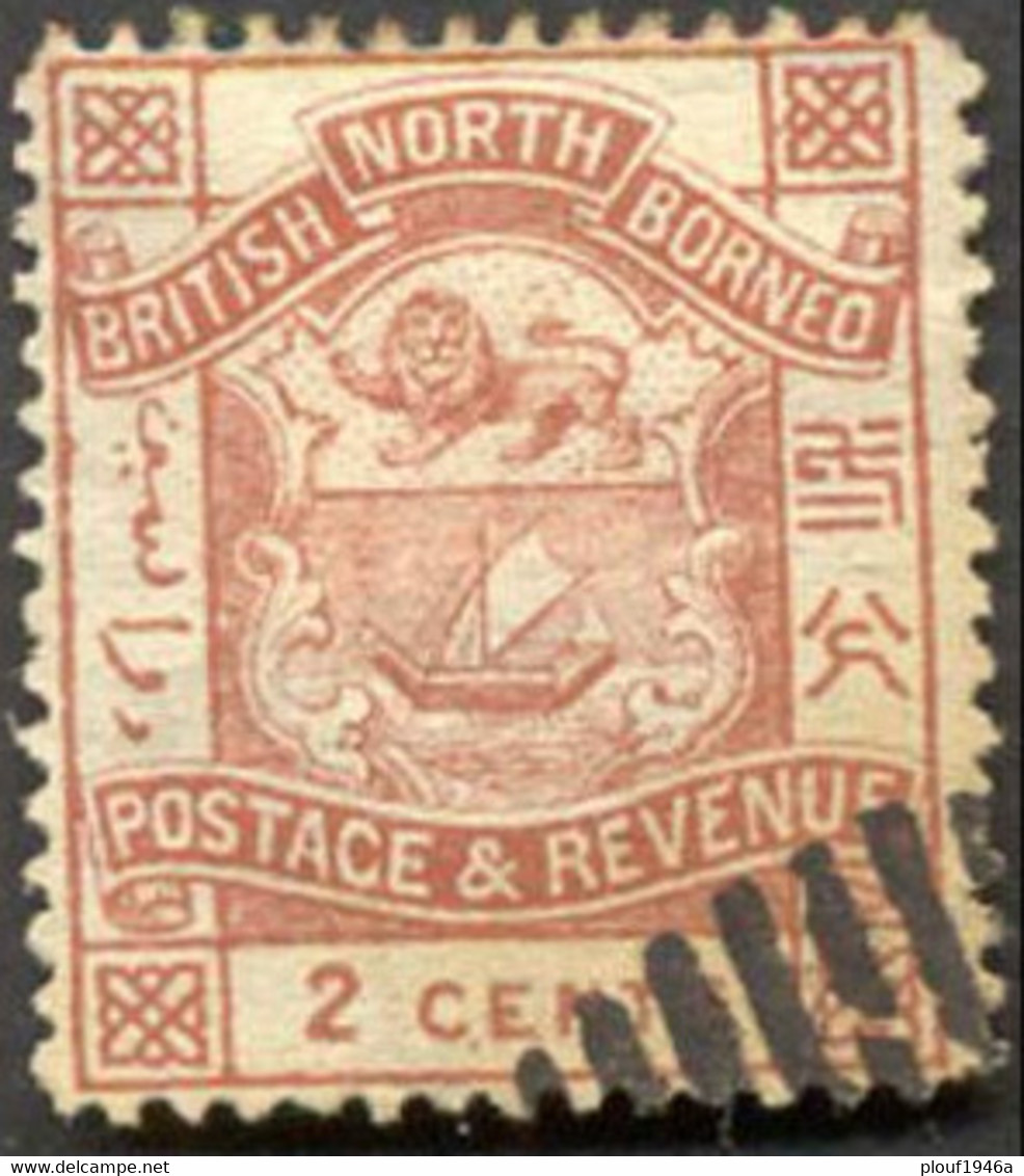 Pays :  70 (Borneo Du Nord : Compagnie)  Yvert Et Tellier :   36 (o) - North Borneo (...-1963)