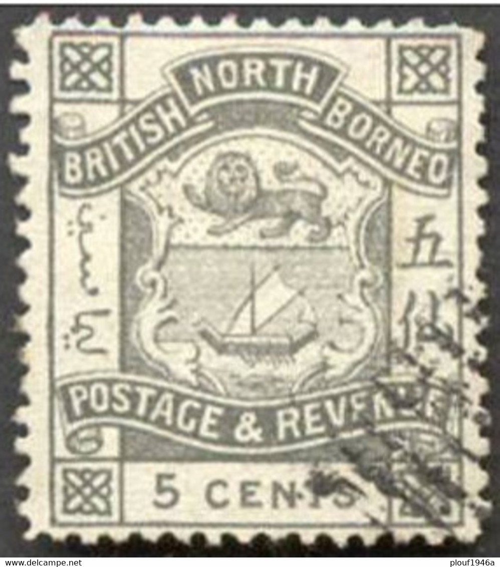 Pays :  70 (Borneo Du Nord : Compagnie)  Yvert Et Tellier :   39 (o) - North Borneo (...-1963)