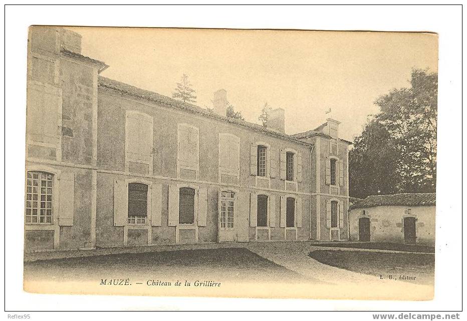 MAUZE - Château De La Grillière - Mauze Sur Le Mignon