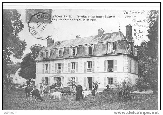 77 /*/ SEINE ET MARNE / BRIE COMTE ROBERT / Propriété De Reddemont, à Servon, Ancienne Résidence Gal JEANNINGRES / ANIME - Brie Comte Robert