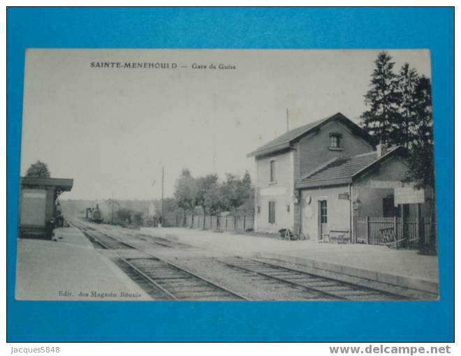 51) Sainte-menehould - Gare De Guise   -  Tres Belle Carte - Sainte-Menehould