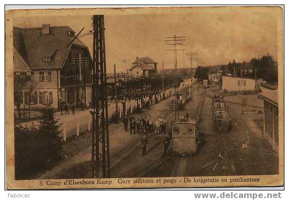 Elsenborn - Camp ( Kamp )  D'Elsenborn - Gare Militaire Et Poste ( De Krijgstatie En Postkantoor ) - Bütgenbach