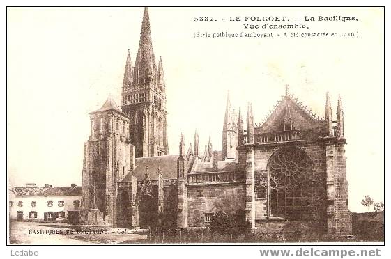 5917-LE FOLGOËT, La Basilique, Vue D'ensemble - Le Folgoët