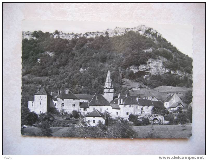 Baume-les-Messieurs : L'Abbaye (circulée, 1953) Dentelée - Baume-les-Messieurs